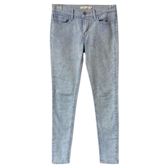 Sz 27 Levi jeans railroad stripe super skinny - Picture 1 of 6